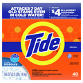 Tide Powder Laundry Detergent Original 40 Loads - 56oz/4pk