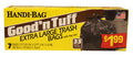 GOODN TUFF-BAGS Flap Extra LG Trash 33gal - 7ct/12pk