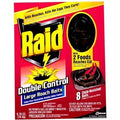RAID Double Control LARGE Roach Baits - 8ct/6pk
