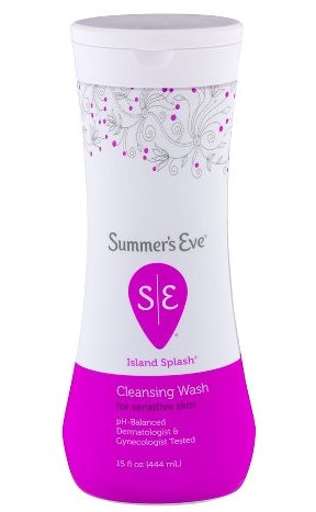 Summers Eve Cleansing Wash Island Splash -15oz/12pk