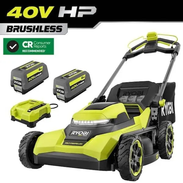 Kit de Cortadora Autopropulsadas Sin Escobillas de 21″ y 40 V HP. image 1
