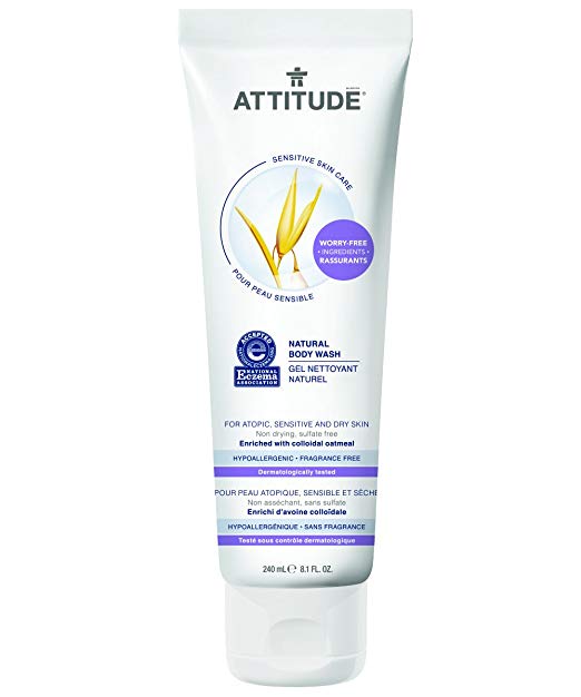 Attitude Sensitive Skin Body Wash - 8.1oz/6pk