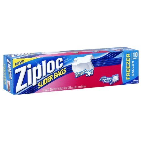 ZIPLOC Slider Gallon Freezer Bag - 10ct/12pk