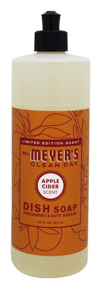 Mrs. Meyers Liquid Dish Soap Apple Cider - 16oz/6pk