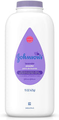 Johnsons Powder Lavender w/ Natural Cornstarch - 15oz/3pk