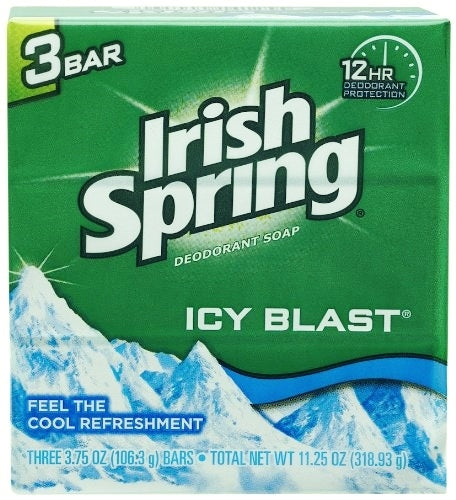 Irish Spring Icy Blast - 3.7oz/3bar/18pk
