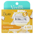 Gillette Venus ComfortGlide plus Olay Coconut Women's Razor Blade Refills - 4ct/4pk