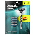 Gillette Mach3 Men's Razor Handle + 5 Blade Refills/24pk