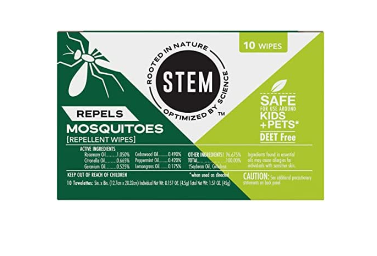 Stem Mosquito Repellent Wipes - 10ct/8pk