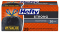 Hefty Strong 30G Multi Purpose Draw String 105 - 28ct /6pk
