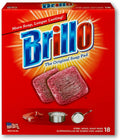 Brillo Steel Wool Soap Pads Red - 18ct/12pk