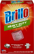 Brillo HD Steel Wool Soap Pads Red - 10ct/6pk