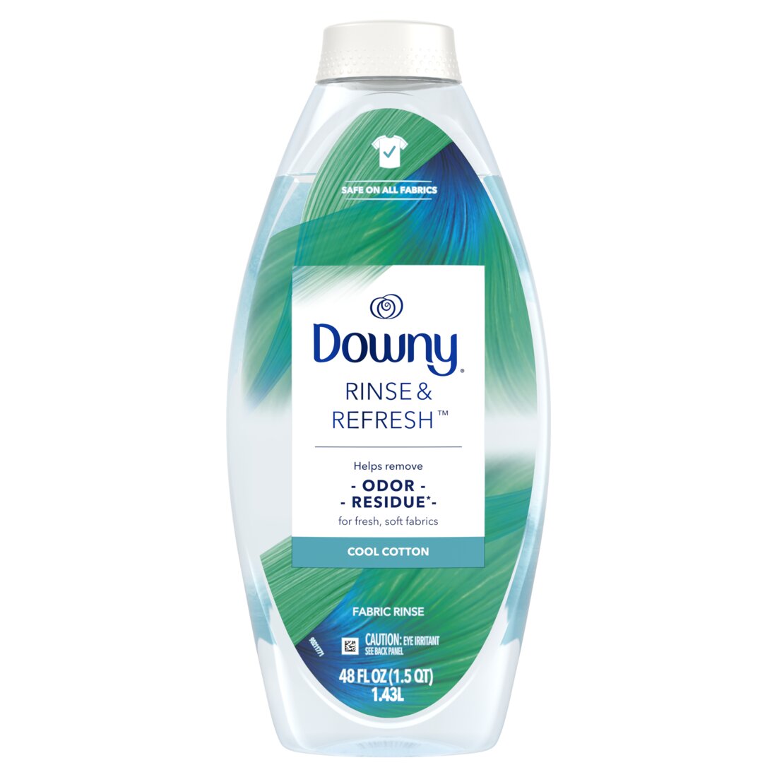 Downy Rinse Out Odor Fabric Rinse Cool Cotton Scent Fabric Odor Remover Rinse Fights Odors At The Source - 48oz/4pk