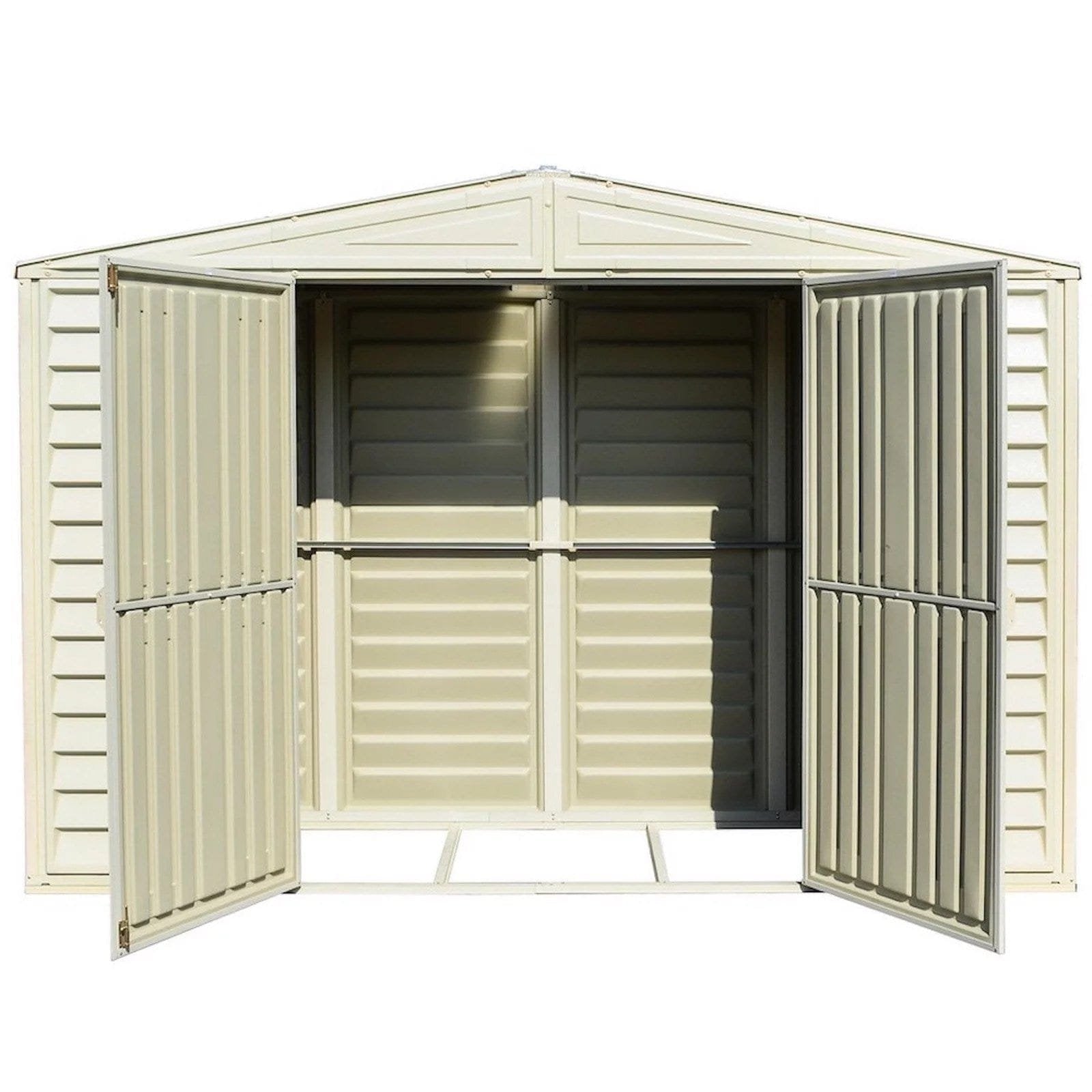 DuraMax 10.5ft x 2.75ft SidePro Vinyl Shed with Foundation Kit image 5