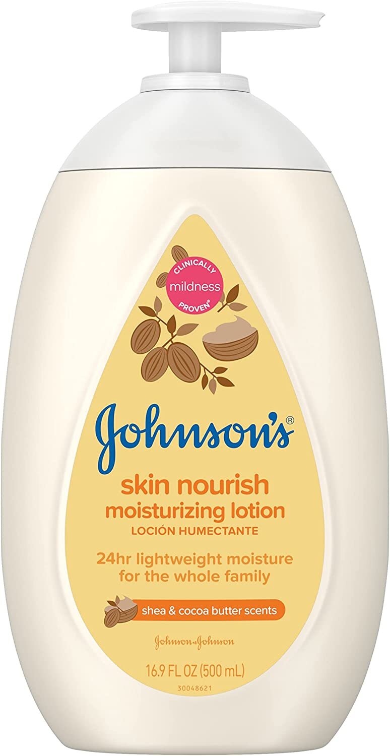 Johnson's Skin Nourish Moisturizing Baby Lotion with Shea & Cocoa Butter Scents - 16.9oz/3pk