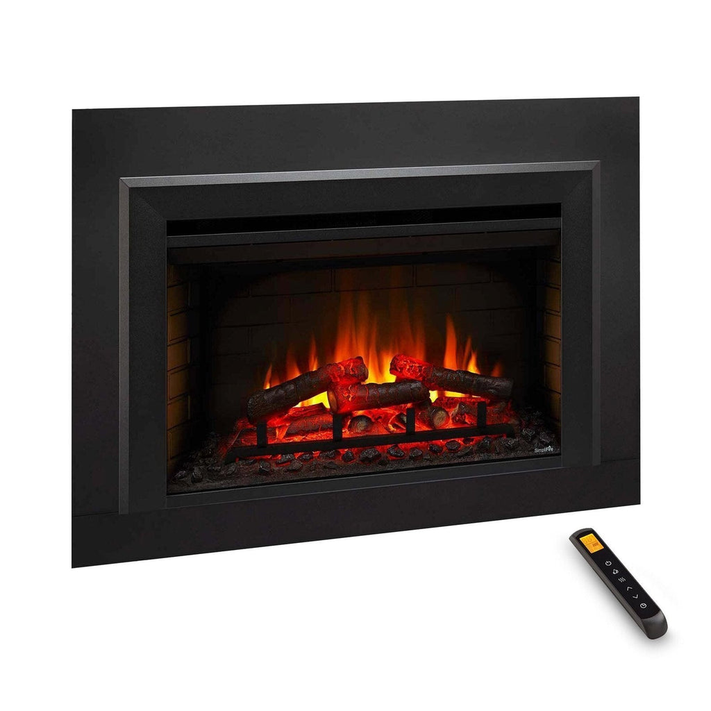 SimpliFire 30-In Electric Fireplace Insert with LED Flame and Multi-Color Ember Bed image 7