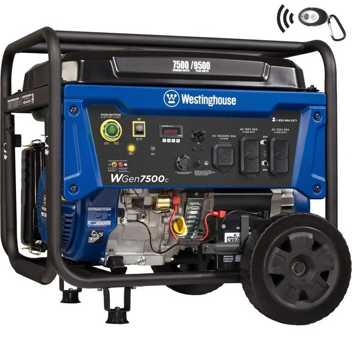 Westinghouse WGen7500c 9500 Peak Watt Portable Generators. image 5