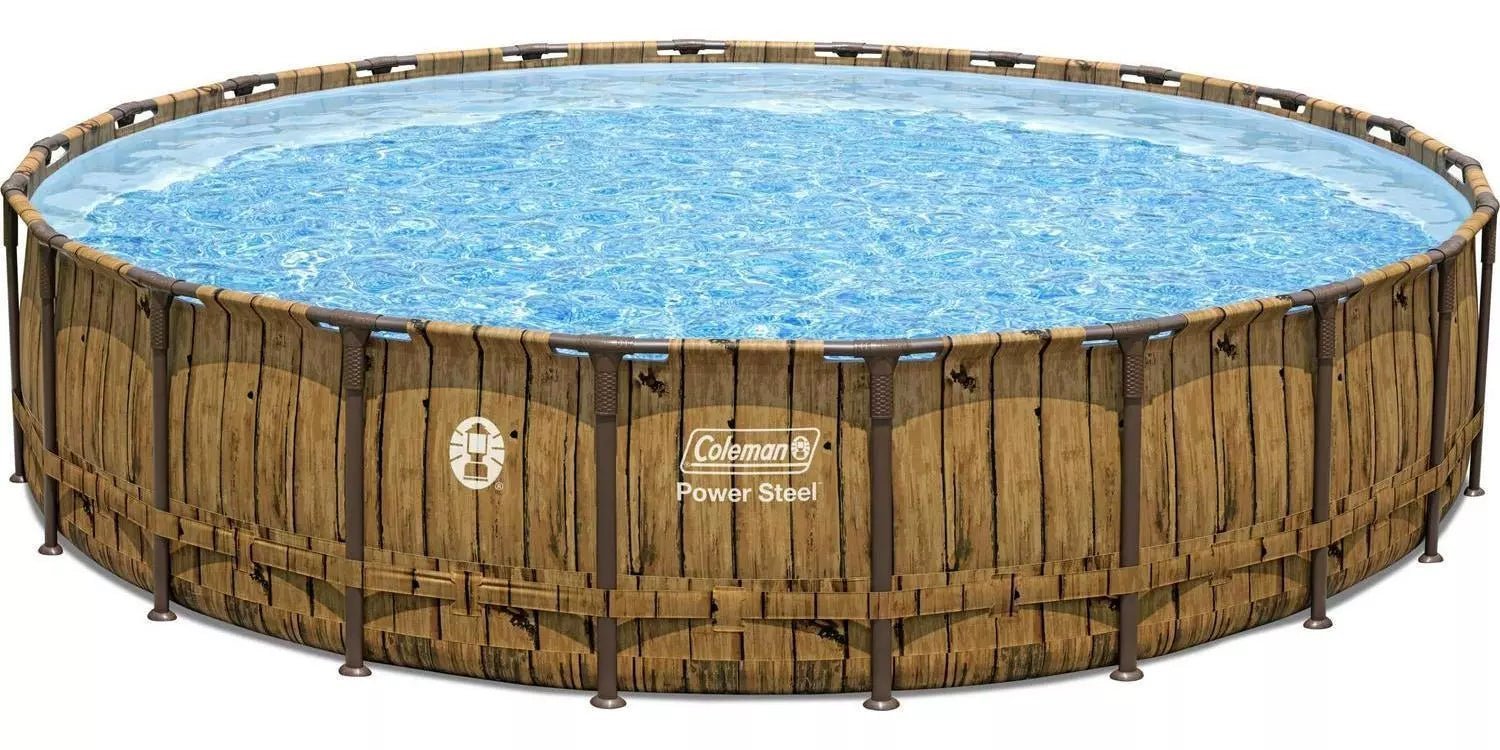 Coleman Power Steel 22′ x 52 Round Above Ground Pool Set image 8