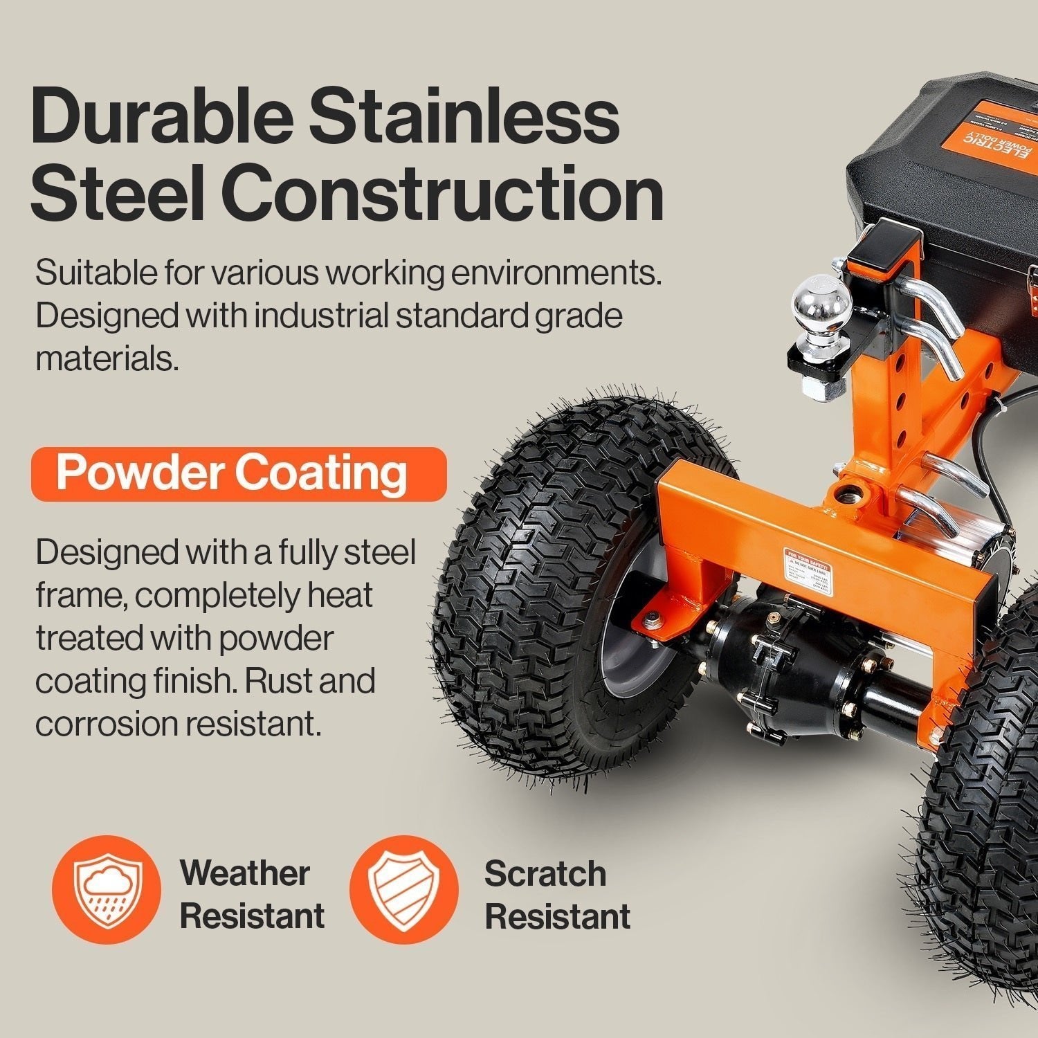 SuperHandy Orange Steel Dolly 5396040 image 5