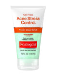 Neutrogena Oil-Free Acne Stress Control Power-Clear Facial Scrub - 4.2oz/3pk