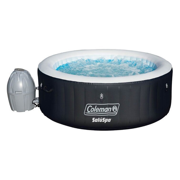 Coleman Saluspa 4 Person Inflatable Hot Tub Spa + 12 Filter Cartridge Refills image 1