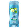 Secret Invisible Solid Antiperspirant and Deodorant Cucumber Water Scent-2.6oz/12pk