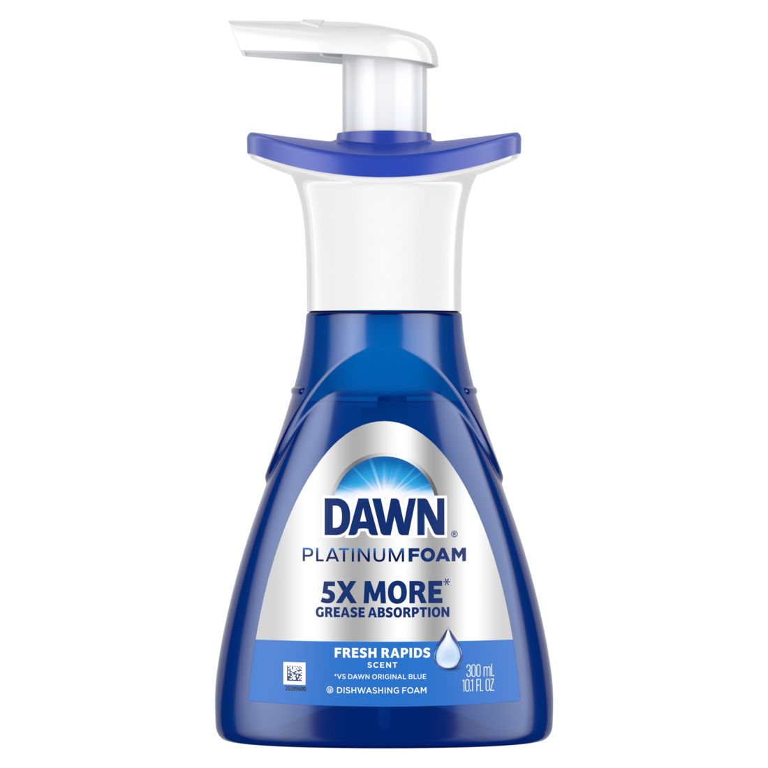 Dawn Direct Foam Dish Soap Dishwashing Liquid Grease Removal Fresh Rain - 10.1oz/12pk