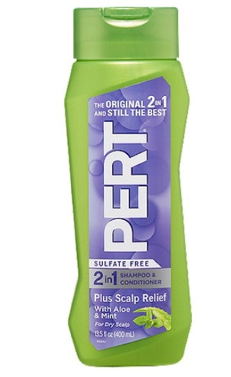 PERT COMPLETE+ SCALP CARE 2-IN-1 SHAMPOO/CONDITIONER-13.5oz/6pk