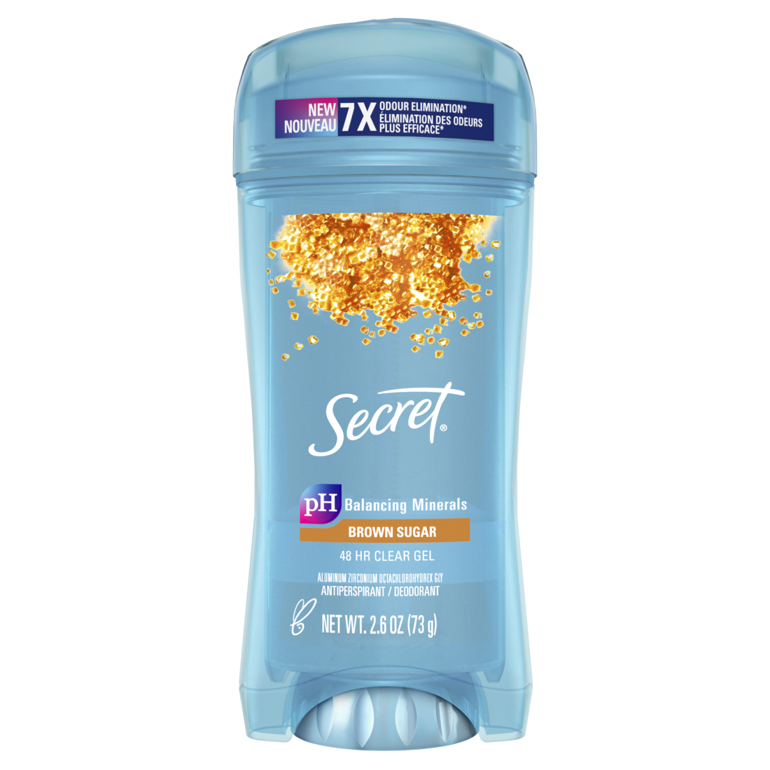 Secret Fresh Clear Gel and Deodorant for Women Brown Sugar - 2.6oz/12pk