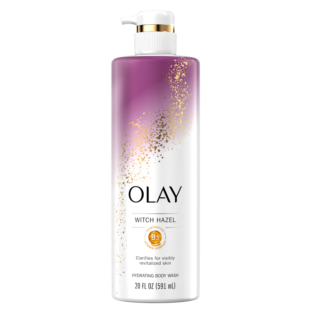 Olay Hydrating Body Wash with Witch Hazel and Vitamin B3 - 20oz/4pk