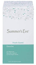 Summer's Eve Cleansing Douche Fresh Scent -4.5oz/12pk