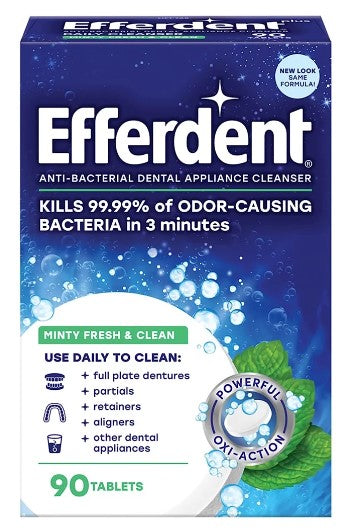 Efferdent Plus Tablet - 90ct/6pk