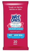 Wet Ones Fresh Antibacterial - 20ct/10pk