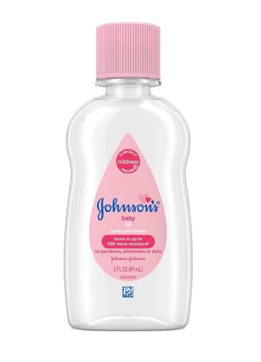 Johnson's Baby Oil (89ml) - 3oz/8pk