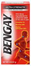 Bengay Topical Analgesic Cream ultra Strength - 2oz/6pk