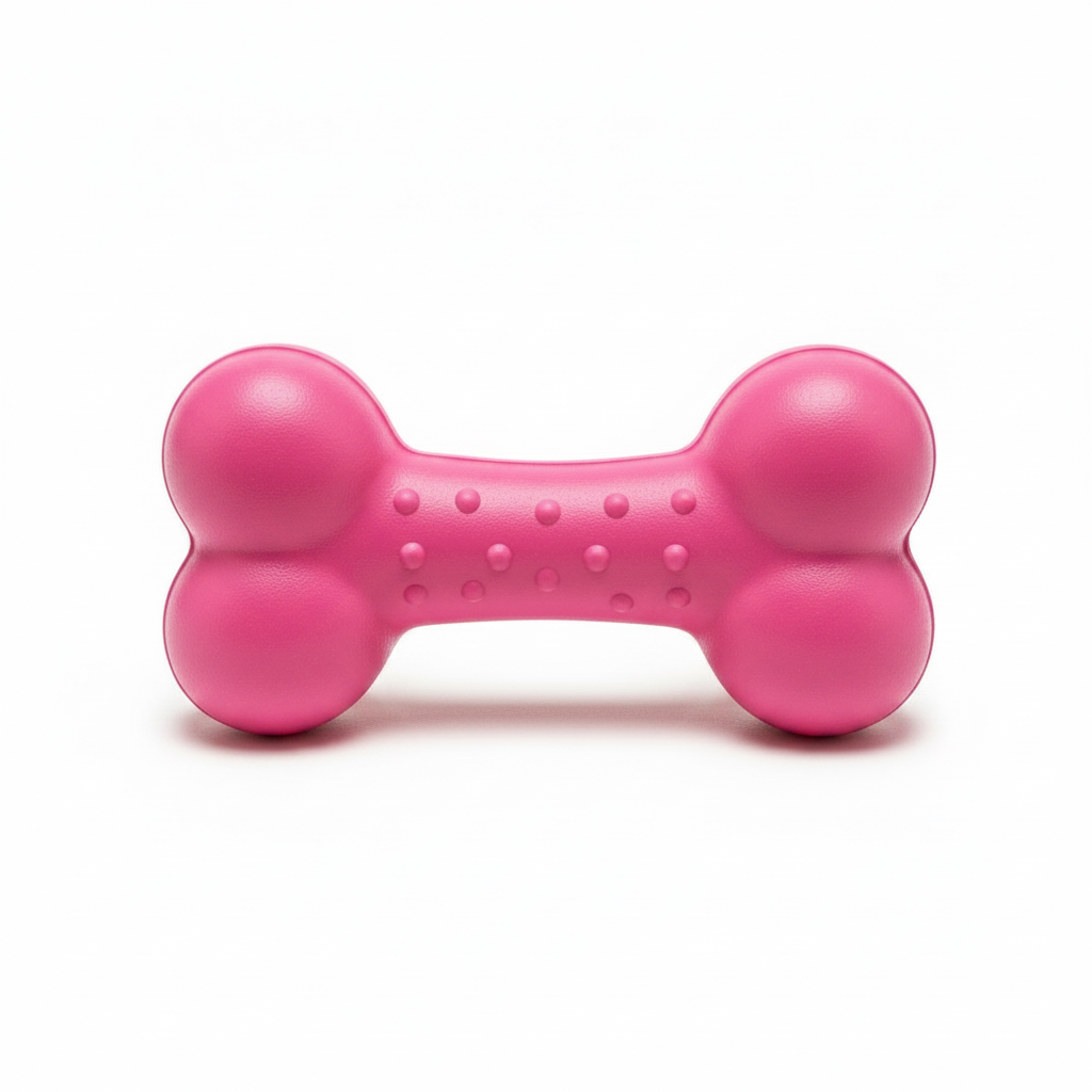 Rubber Dog Bone Toy for Everyday Chewing