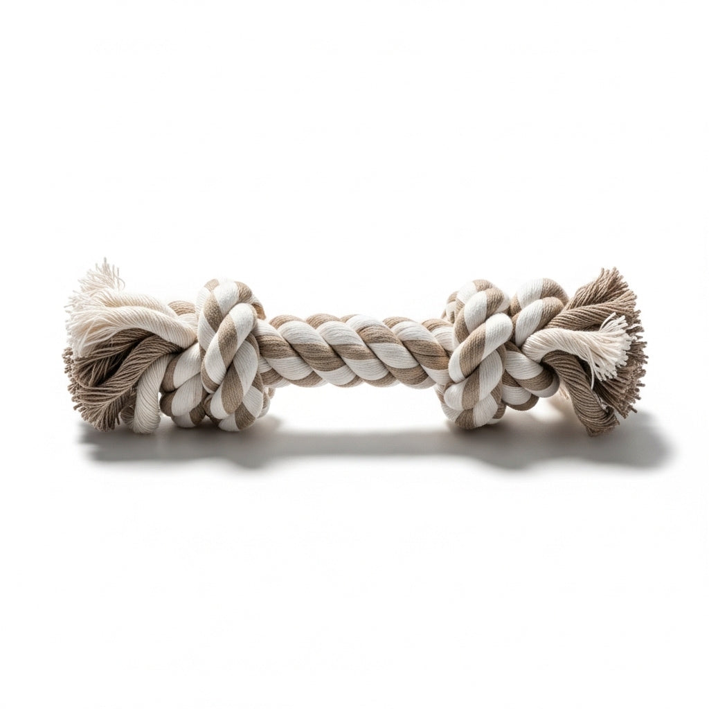 Braided Rope Dog Chew Toy for Daily Tug Play
