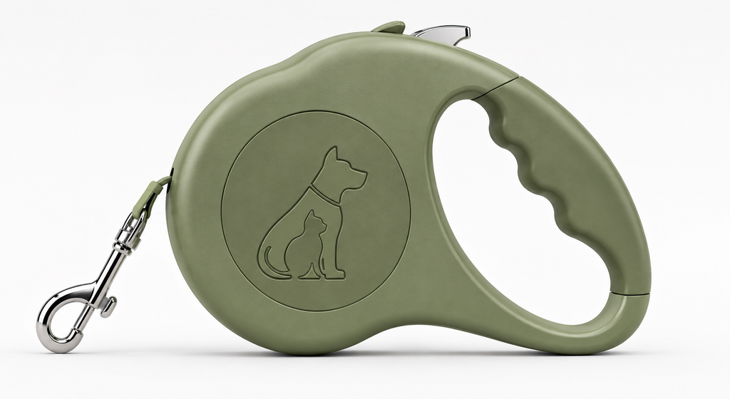 Retractable Dog Leash, Heavy-Duty Extendable Lead with Brake & Lock