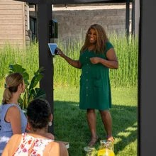 16x12 trenton modern steel pergola with sail shade soft canopy