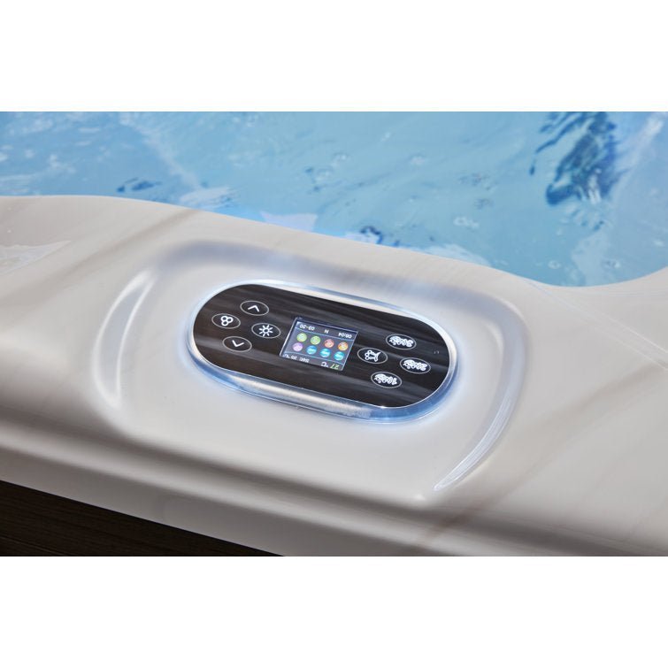Danika 5-person 68-jet Hot Tub With Bluetooth In Gray image 6