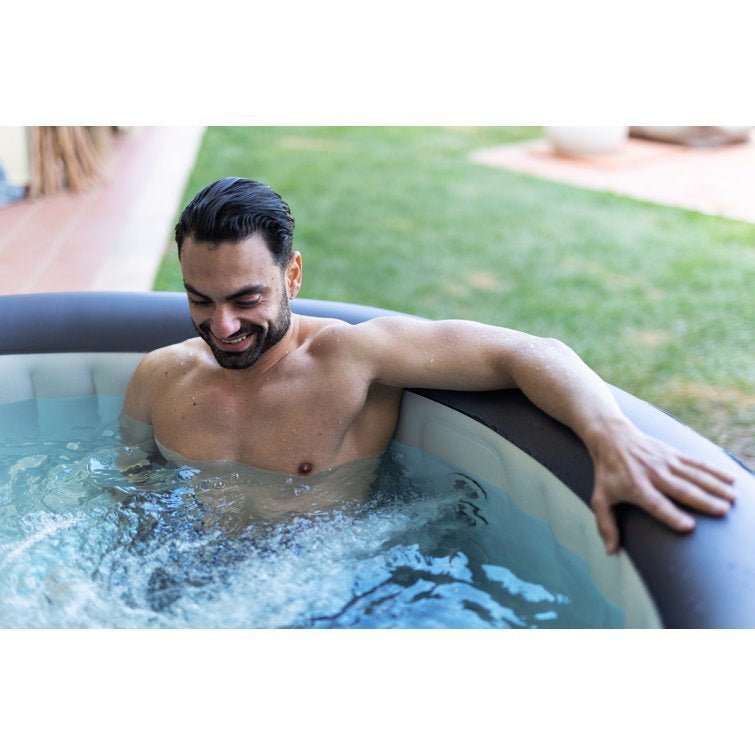 Mspa, Carlton, Muse Series, Self-Inflatable Hot Tub & Spa, Hydromessage Jets & Air Bubble System, Round – 4 Persons image 9