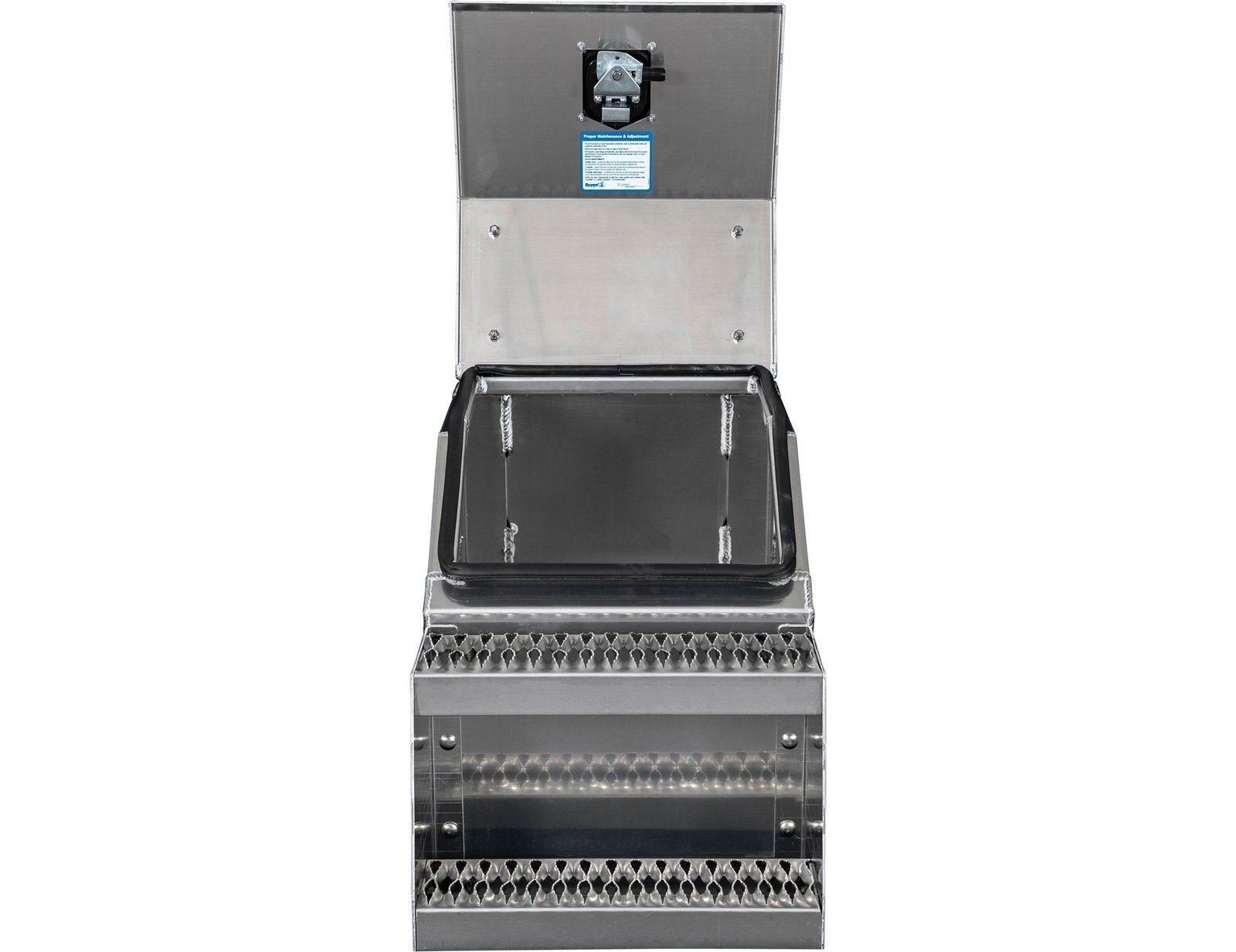 Buyers Products 28-in x 24-in x 18-in Smooth Aluminum Step Box Truck Tool Box 1705281 image 9