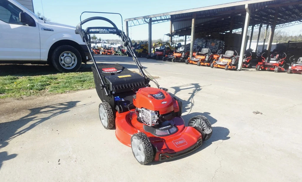Toro 22″ Electric-Start Recycler Personal Pace Self-Propelled Gas Lawn Mowers. image 3