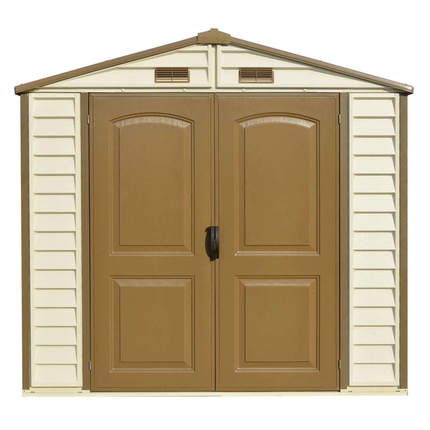 DuraMax 8ft x 6ft Storeall Vinyl Shed with Foundation Kit and window image 2