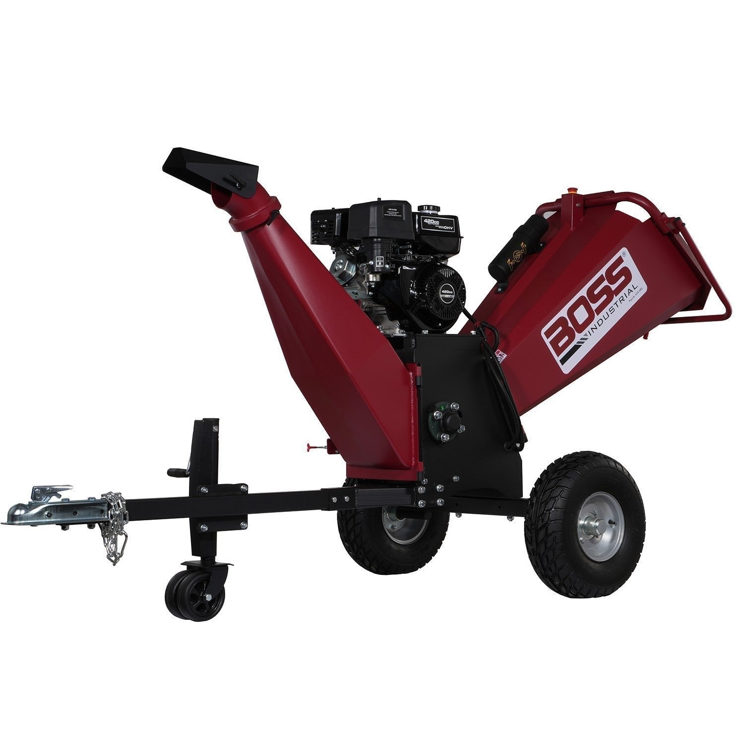Boss Industrial 6″ 14 HP Chipper Shredder with Electric Starter – CGR60 image 1