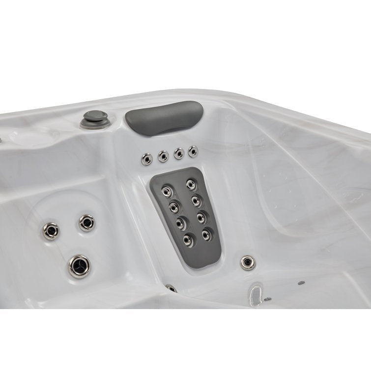 Danika 5-person 68-jet Hot Tub With Bluetooth In Gray image 1