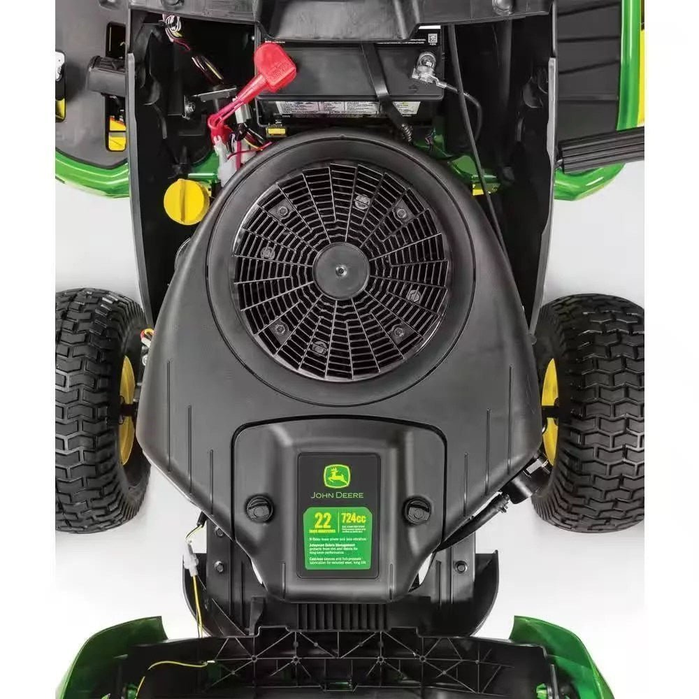 John Deere S100 42 in. 17.5 HP GAS Hydrostatic Riding Lawn Tractor image 5