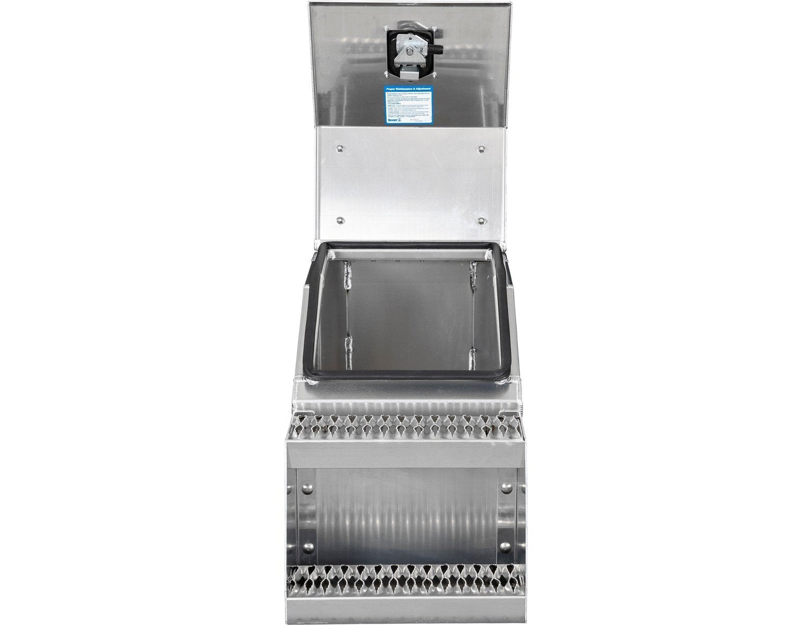 Buyers Products 28-in x 24-in x 19-in Smooth Aluminum Step Box Truck Tool Box 1705285 image 8