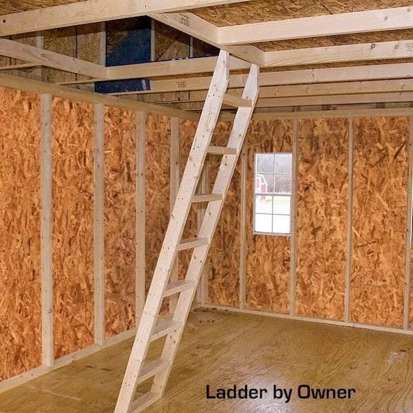 Best barns Hampton 12×16 Wood Storage Shed Kit Installation Included image 1